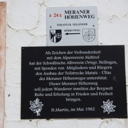 Tafel Nellinger Weg
